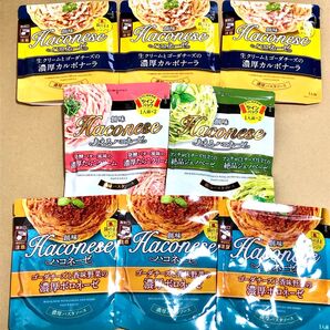 13 お得大量 8袋 ハコネーゼ カルボナーラ ボロネーゼ ジェノベーゼ 濃厚たらこクリーム ポイント利用 クーポン利用 パスタ