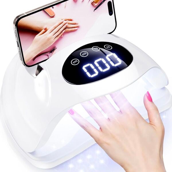 ジェルネイル ネイルライト 硬化ライト80W 72灯 白色光 LED&UVライト