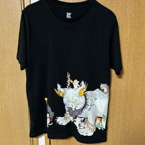 グラニフ 石黒亜矢子さん 鬼子母猫百号|Tシャツ