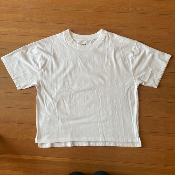 LOWRYS FARM USAコットン製 ホワイトTシャツ Mサイズ