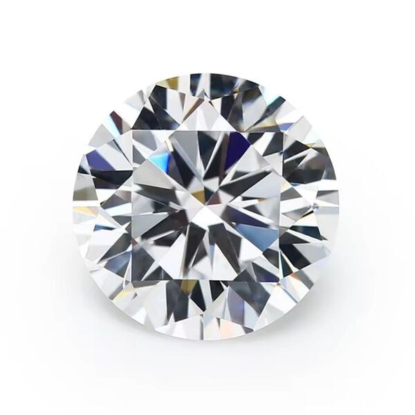 モアサナイトラウンドブリリアントカット 5.0mm 0.5CT VVS1 Dカラー ダイヤモンドテスト済みルース