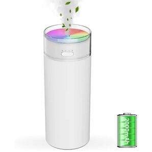 新品【加湿器】500ml 静音運転 アロマ対応 携帯器スチーム式 自動停止機能 持ち運び便利 次亜塩素酸水PSE認証済み