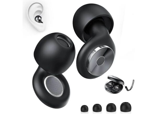 【新品未使用】耳栓 完全遮音 睡眠用 55db低減 ノイズキャンセリング いびき聞こえない 収納ポーチ付 シリコン製 水洗い可能