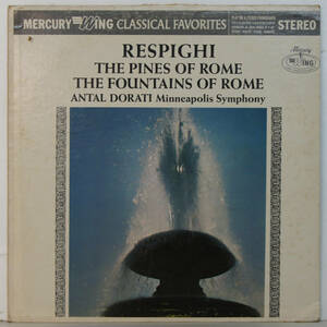 00710i 輸入盤12LP★ ANTAL DORATI / RESPIGHI The pines of rome The fountains of rome ★SRW18035 ローマの松 ローマの噴水 クラシック