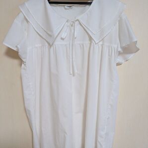 美品☆しまむら☆セーラーカラートップス/Mサイズ