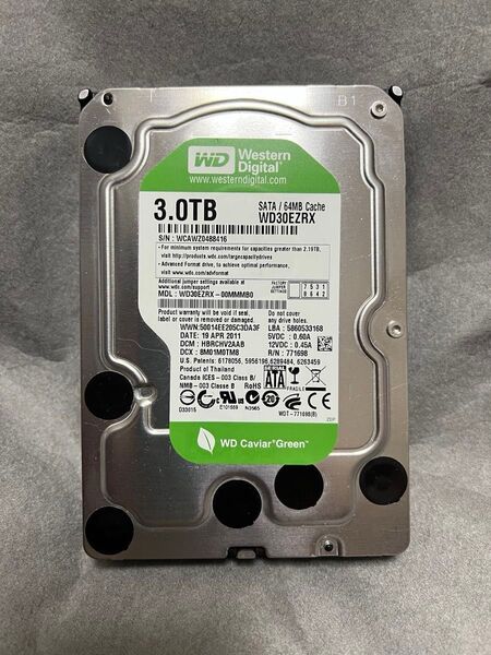 HDD 3TB WD30EZRX