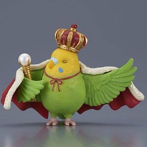 【ガチャガチャ】王様気鳥 おうさまきどり セキセイインコの王様 みどり