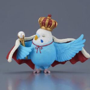 【ガチャガチャ】王様気鳥 おうさまきどり セキセイインコの王様 青 タカラトミーアーツ ガチャ