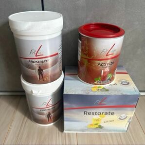 PMフィットラインプロシェイプアミノ2缶+アクティヴァイズ+レストレイト