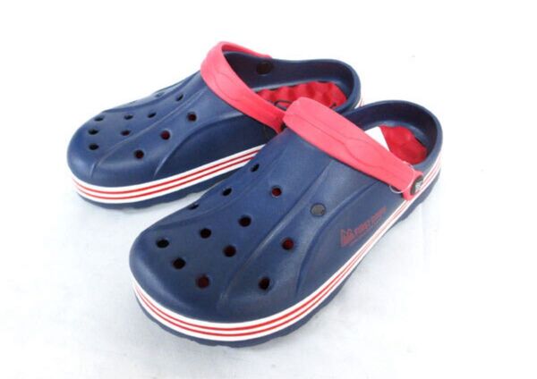 【新品】 FIRST DOWN メンズ サンダル ネイビー レッド M クロックス
