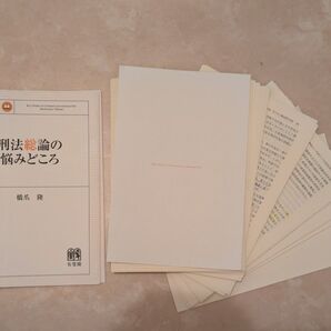 【裁断済】刑法総論の悩みどころ