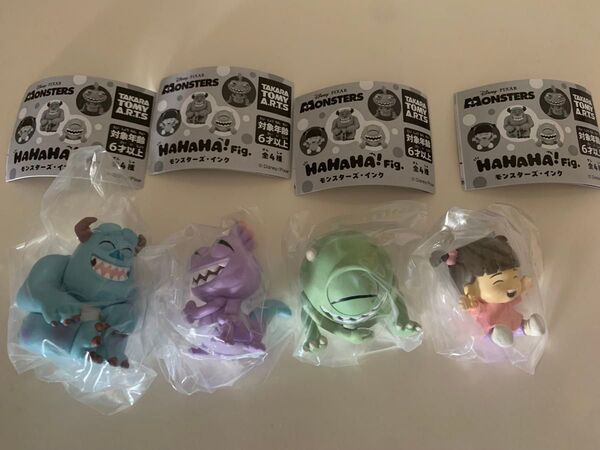 ディズニー モンスターズ・インク HA HA HA! fig. 4種コンプリート