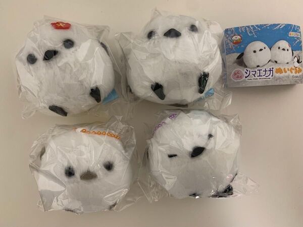 ふくふく シマエナガ ぬいぐるみ 全4種セット