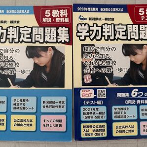 2023年度受験用 新潟県公立高校入試 学力判定問題集 5教科 2冊セット