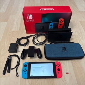Nintendo Switch HAC-001(-01)本体 おまけSDカード/ケース付