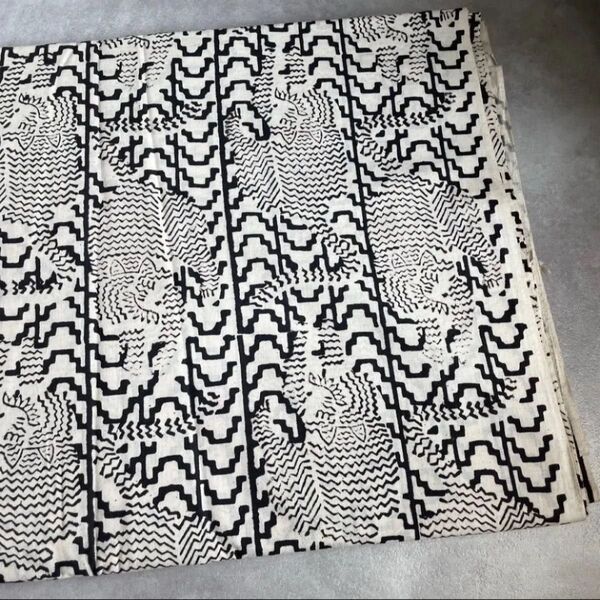ラスト インド綿 ハンドブロックプリント 2m80cm