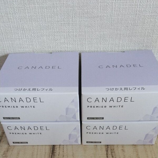CANADEL カナデル プレミアホワイト つけかえ用レフィル 58g つめかえ 詰替え 詰め替え 付け替え リフィル 4個セット