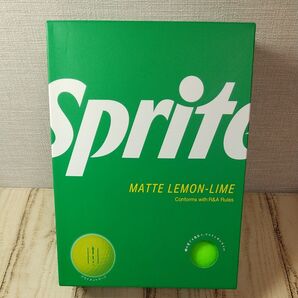 新品 スプライト ゴルフボール 1ダース マットレモンライム
