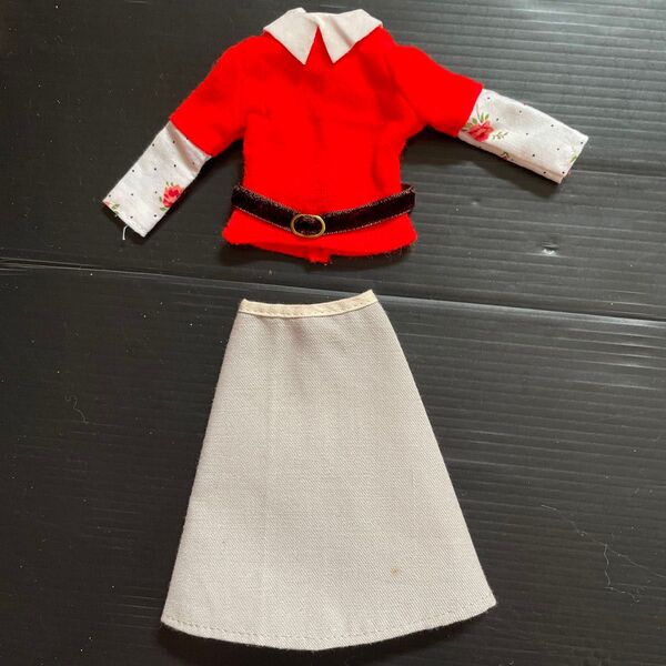 2代目リカちゃん おはなし先生の服 昭和レトロビンテージ
