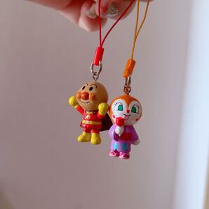非売品 アンパンマン ドキンちゃん ストラップ 2個セット