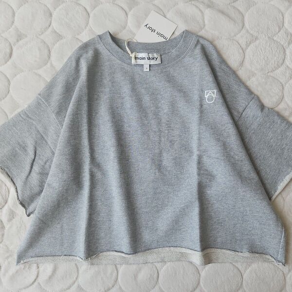 6Y/ Main Story Sweat Top / Grey Melange