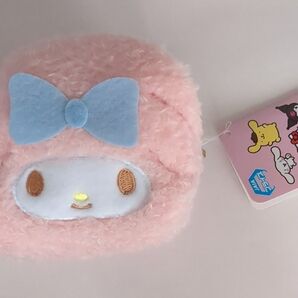 マイメロディ ふわふわポーチ ピンク 新品未使用タグ付き