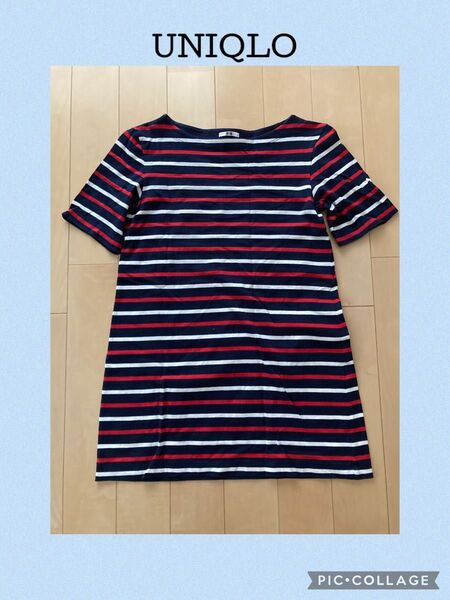Sale!☆ UNIQLO ユニクロ ☆ Tシャツ ロング ボーダー