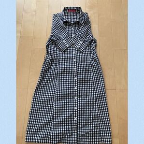 Sale!☆ IMAGE イマージュ ☆ ギンガムチェック ワンピース おしゃれ オフィス