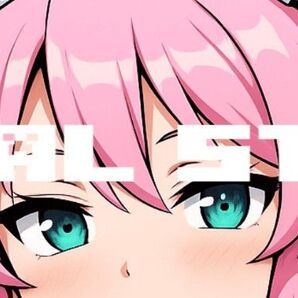 LOCAL.STYLEオリジナルボックスステッカー 視線 アニメ 美少女