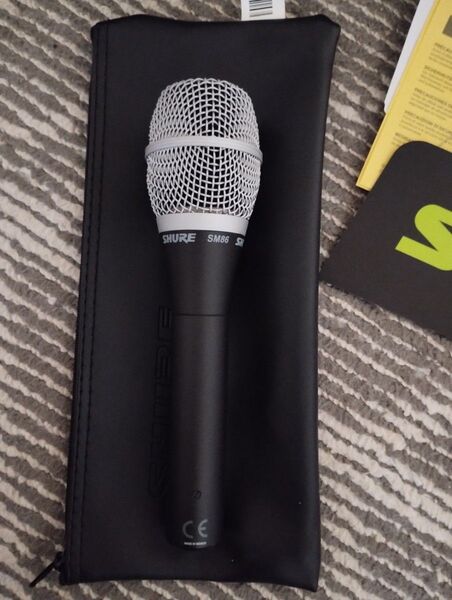 美品★SHURE SM86-X コンデンサーマイク ライブ使用可! ボーカルマイク シュア