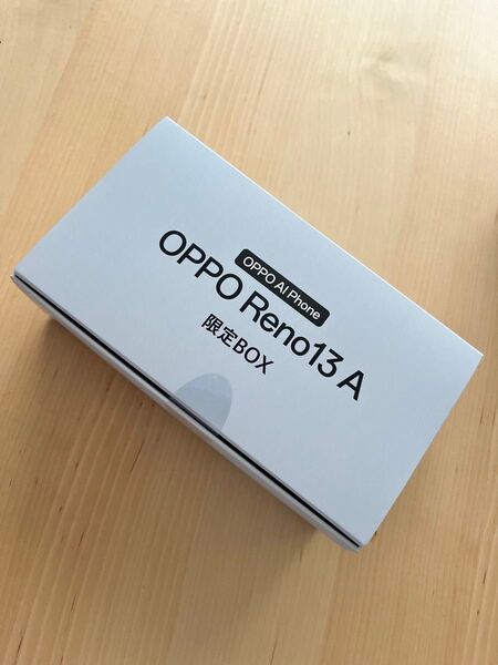5時間限定大幅値下げ 新品未開封 OPPO Reno13 A 限定BOX チャコールグレー