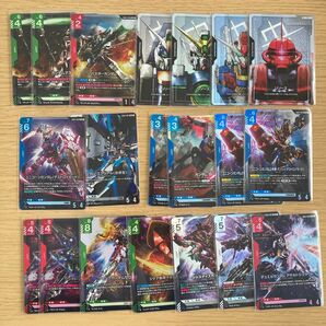 ガンダムカードゲーム LR リソース C+ まとめ売り ガンダム ユニコーン バンシィ デスサイズ クシャトリヤ 他 20枚 汎用