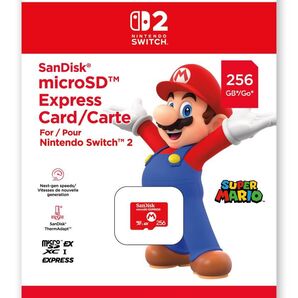 SanDisk microSD Express Card 256GB for Nintendo Switch 2 新品未開封