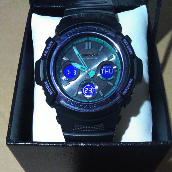 CASIO カシオ G-SHOCK AWG-M100SBL-1AJF タフソーラー マルチバンド6 箱その他付属品なし