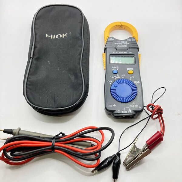 HIOKI ACクランプメーター 3280-20F 測定器 電気工事士 テスター ルチメーター 電気設備 現場工具 置電機
