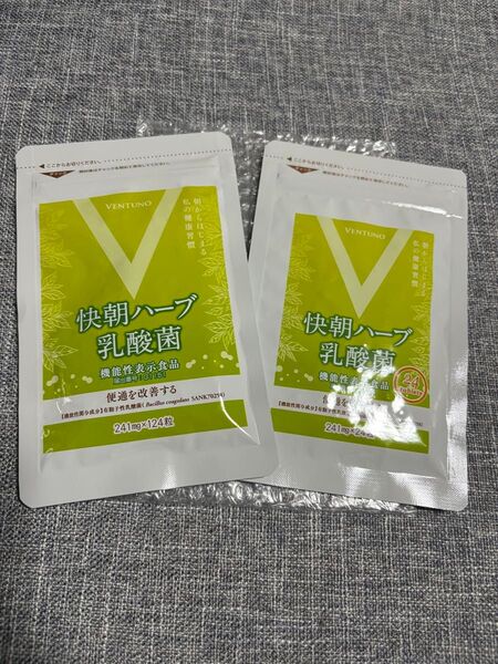 VENTUNO 快朝ハーブ乳酸菌124粒+24粒