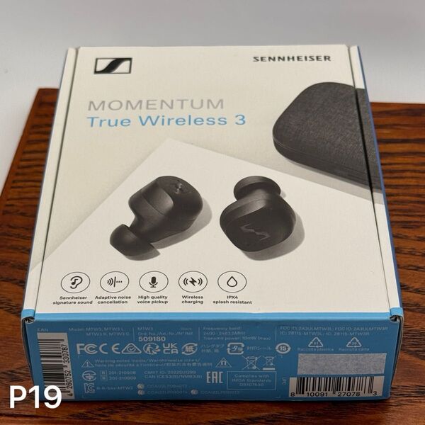ゼンハイザーSennheiser ワイヤレスイヤホン MOMENTUM True Wireless 3 Black
