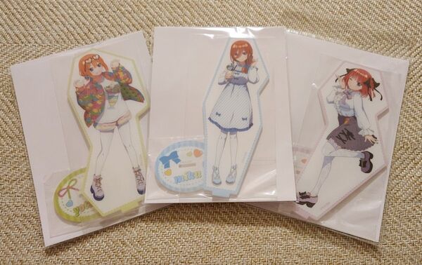 五等分の花嫁 Pastel Desserts アクリルスタンド 中野二乃 中野三玖 中野四葉