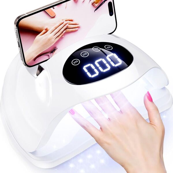 ジェルネイルライト80W・72灯・LED&UVライト・白色光・全光硬化ジェル対応