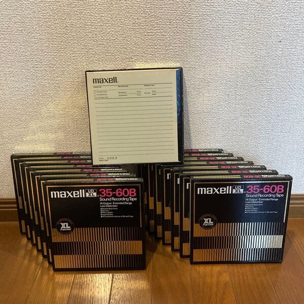 【録音済】7号オープンリールテープ(15本) maxell UD XL 35-60B
