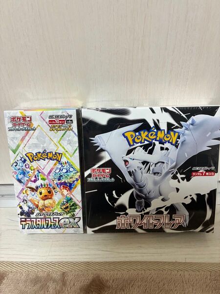 ポケモンカード ホワイトフレア テラスタルフェスex 各1BOXシュリンク付