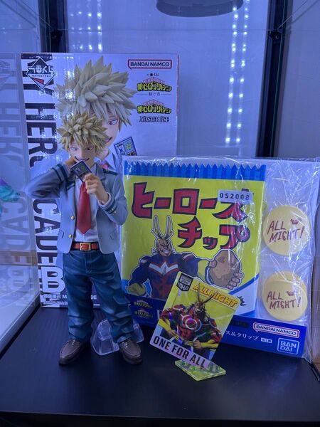 ヒロアカ 僕のヒーローアカデミア 爆豪勝己 フィギュア ヒーローズチップ アクスタ 紡ぐ力 一番くじ