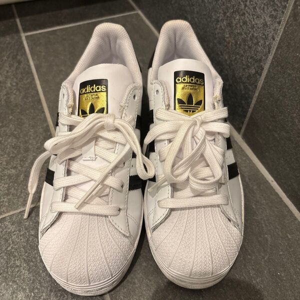 adidas スーパースター スニーカー 23cm ホワイト×ブラック