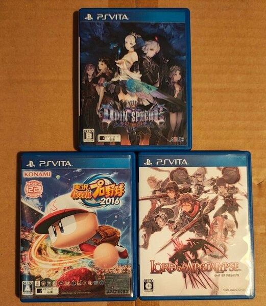 ソフト3本 オーディンスフィア、ロードオブアポカリプス、パワプロ2016