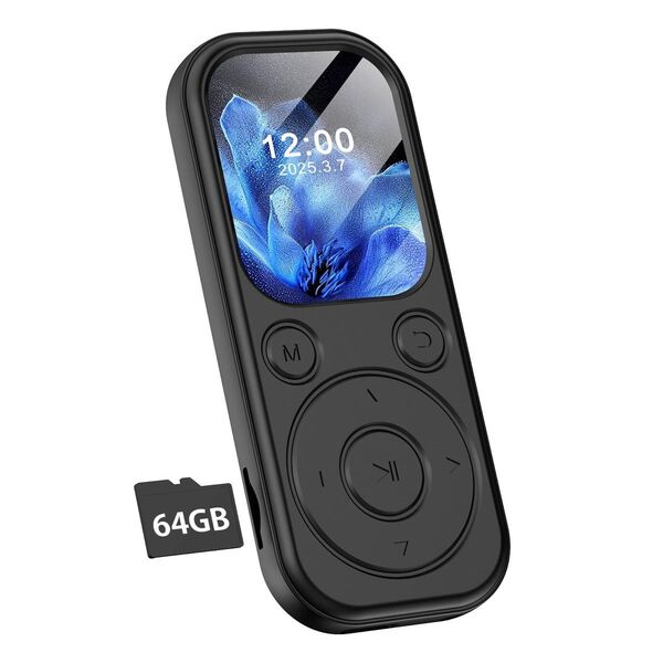 【値段交渉可能】MP3プレーヤー Bluethtooth5.3 64GBメモSDカード付き ロスレス音質 超小型 コンパクト 軽量
