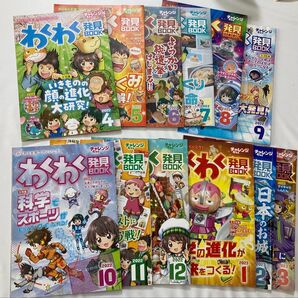 チャレンジ4年生わくわく発見ブック小学館 学習雑誌 付録 1年分まとめ売り 2022年 2023年進研ゼミ