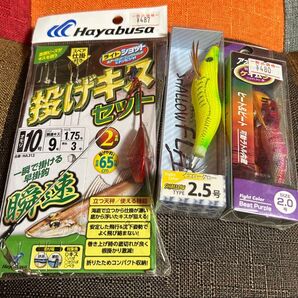 釣具 3点セット 投げキスセット エギ2本