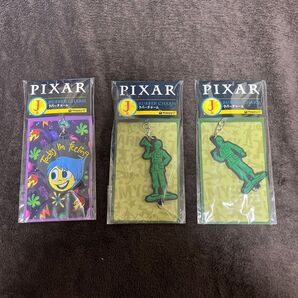 PIXAR ラバーチャーム3個セット