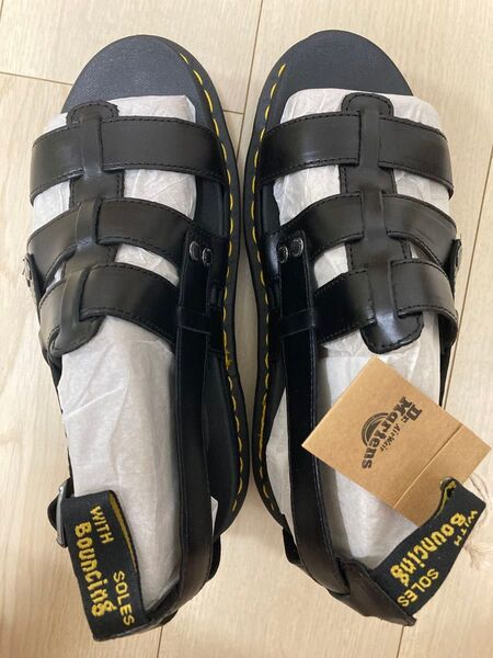 ★ 新品(未試着)★ Dr.Martins / ドクターマーチン★ TERRY / テリー ★ サンダル ★ 黒 ★ 25cm