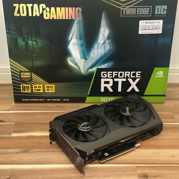 GeForce RTX 3070 8GB ZOTAC GAMING ZT-A30700H-10P【動作確認済み】